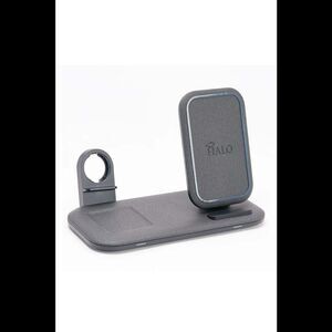 HALO 3-in-1 Wireless Charging Dock w/ Accessories Black